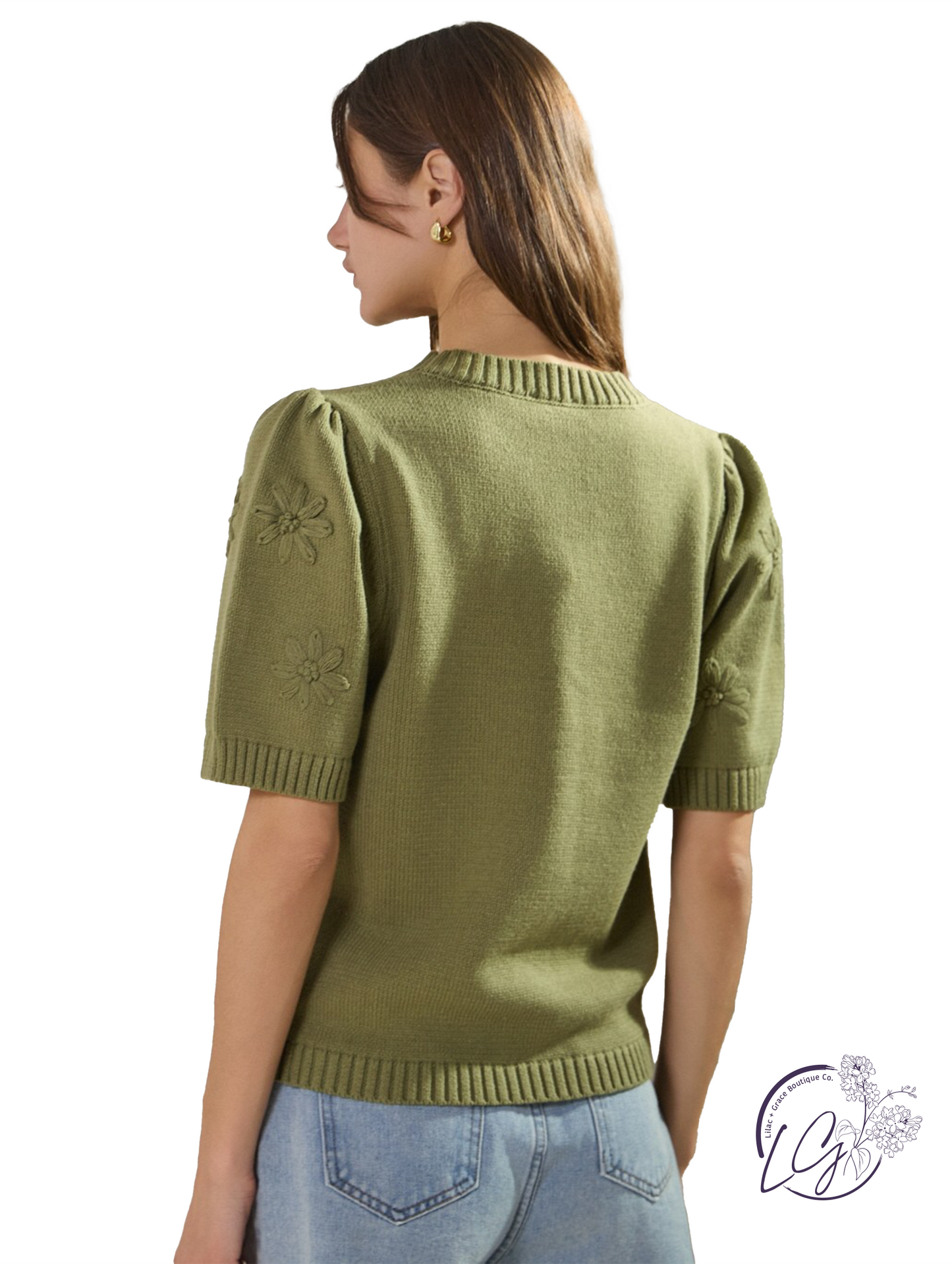 Curvy Softspoken Stitch Knit Sweater