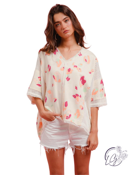 Velvet Smoke Leopard Top