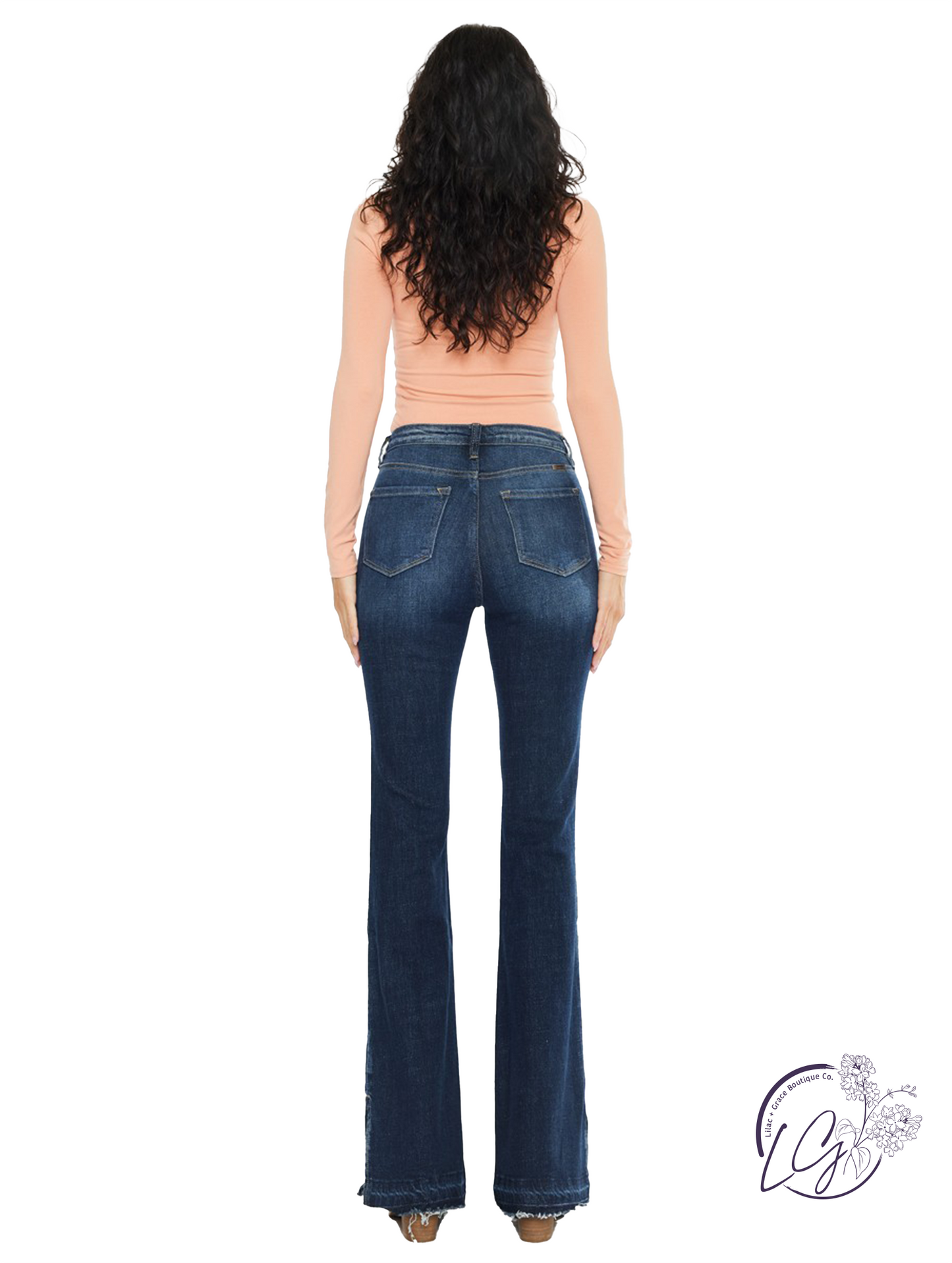Tilda High-Rise Flare Jeans by Kan Can