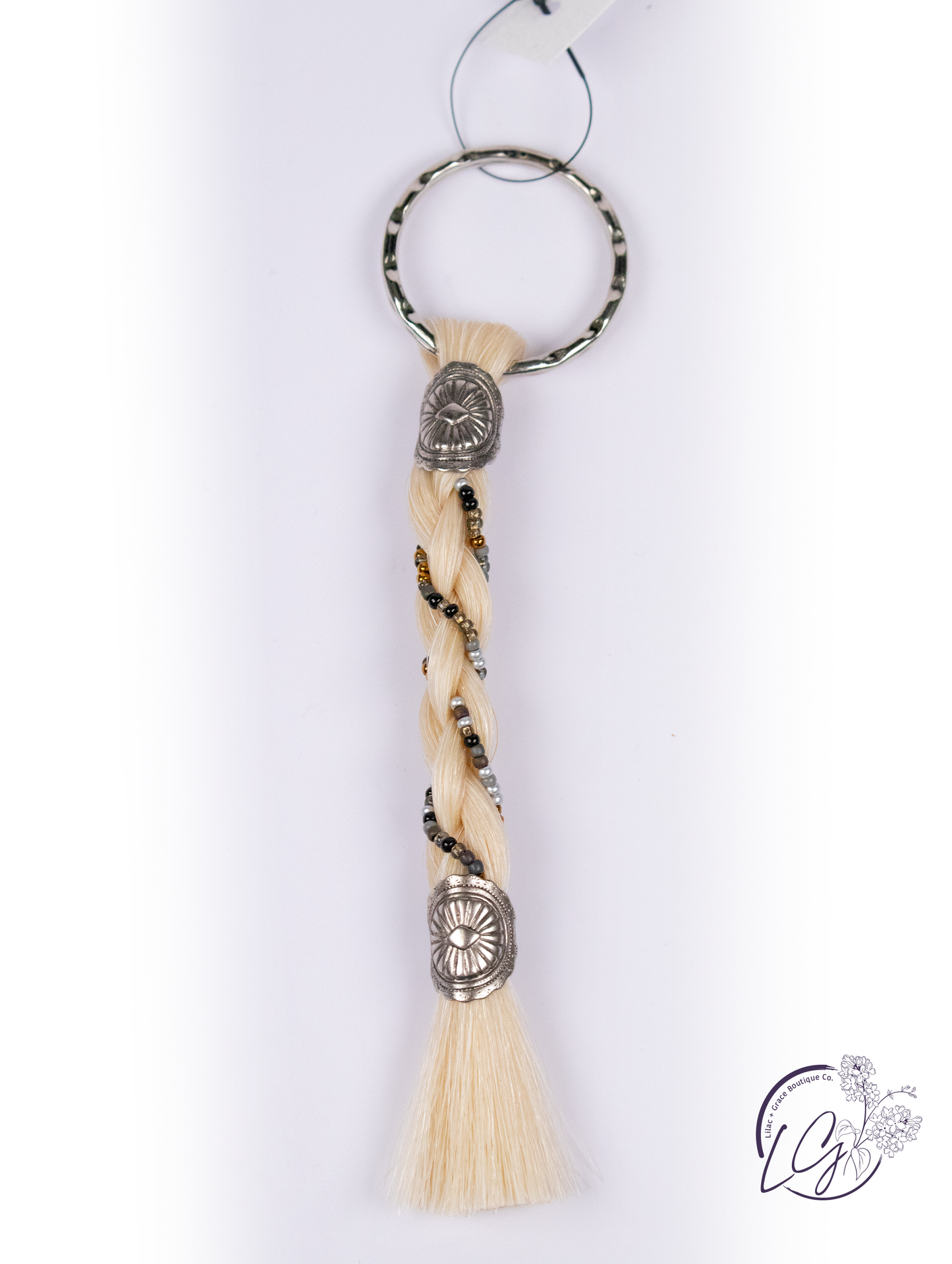 Americana Beaded Key Chain