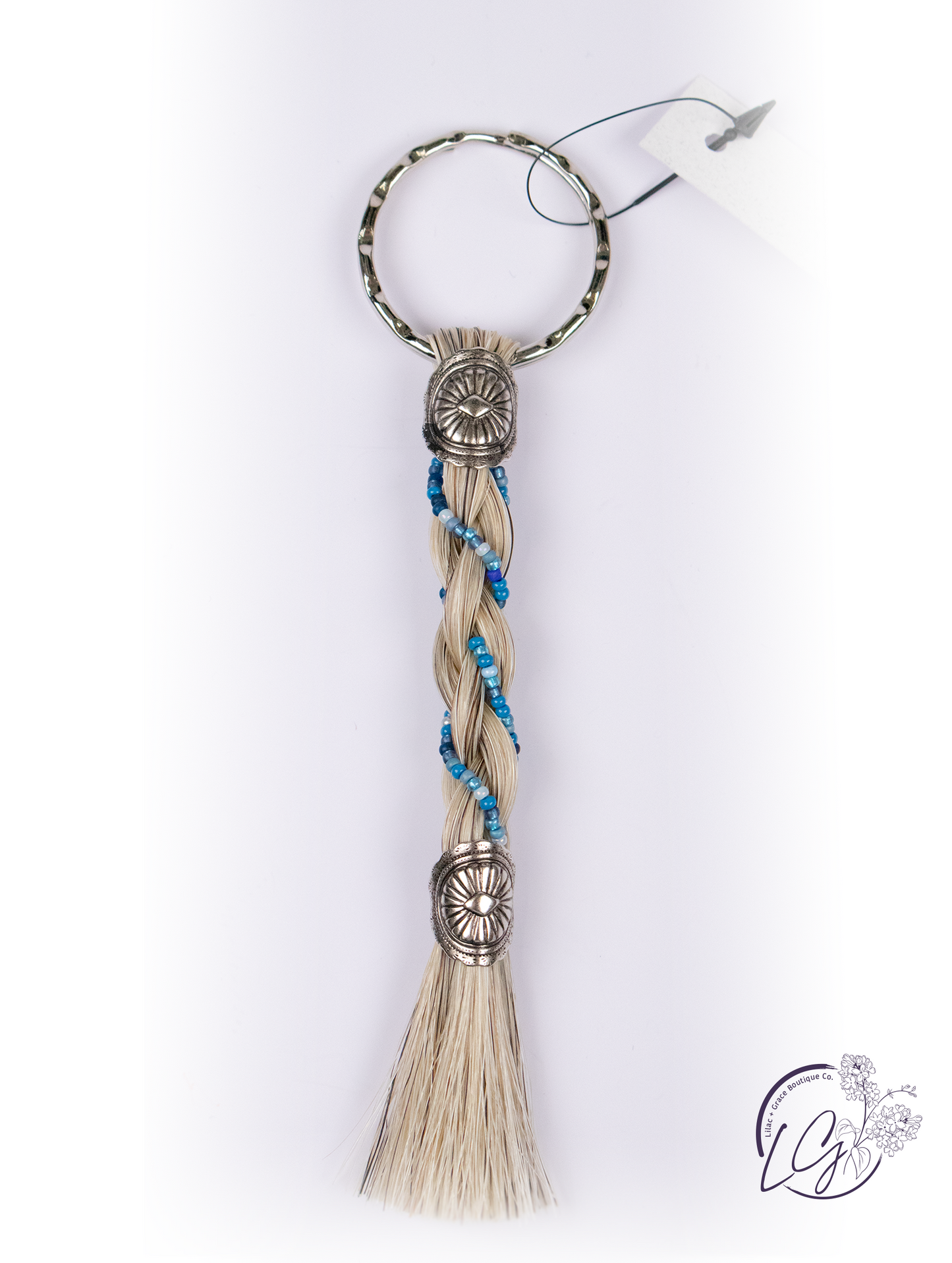 Americana Beaded Key Chain