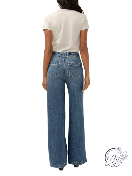 Pamela High-Rise Non-Distressed Wide Leg by Silver Jeans