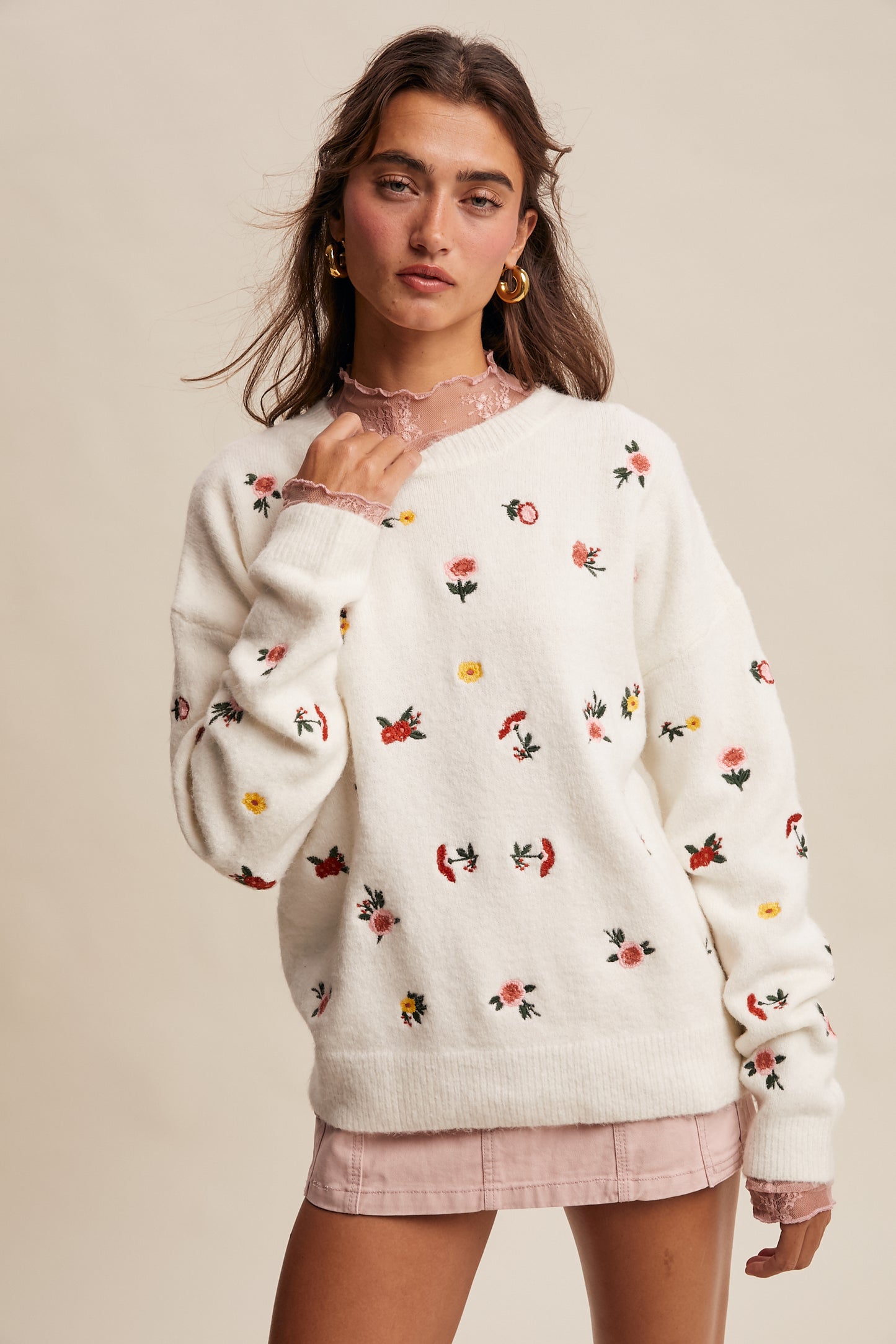 Daisy Path Sweater