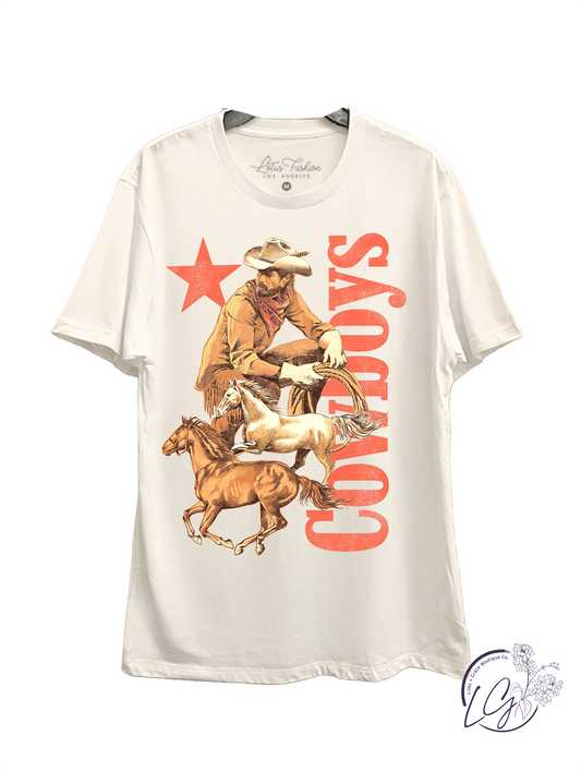 Cowboys Graphic Top