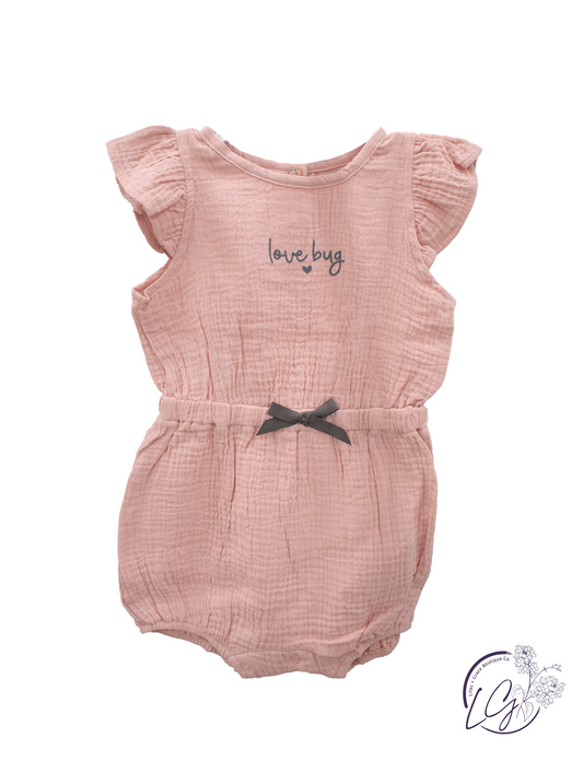 Dance in Circles Baby Ruffle Romper – Love Bug