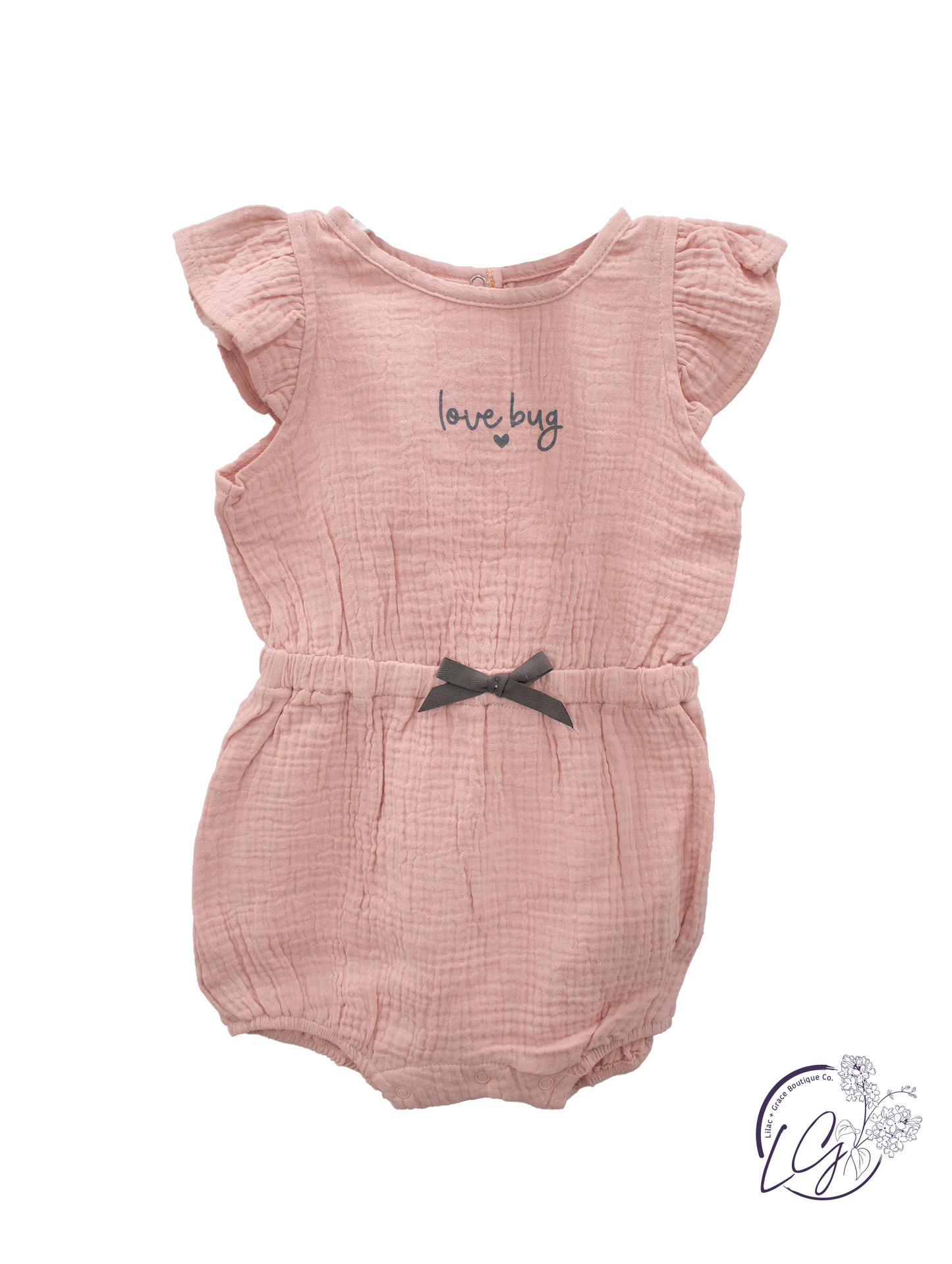 Dance in Circles Baby Ruffle Romper – Love Bug