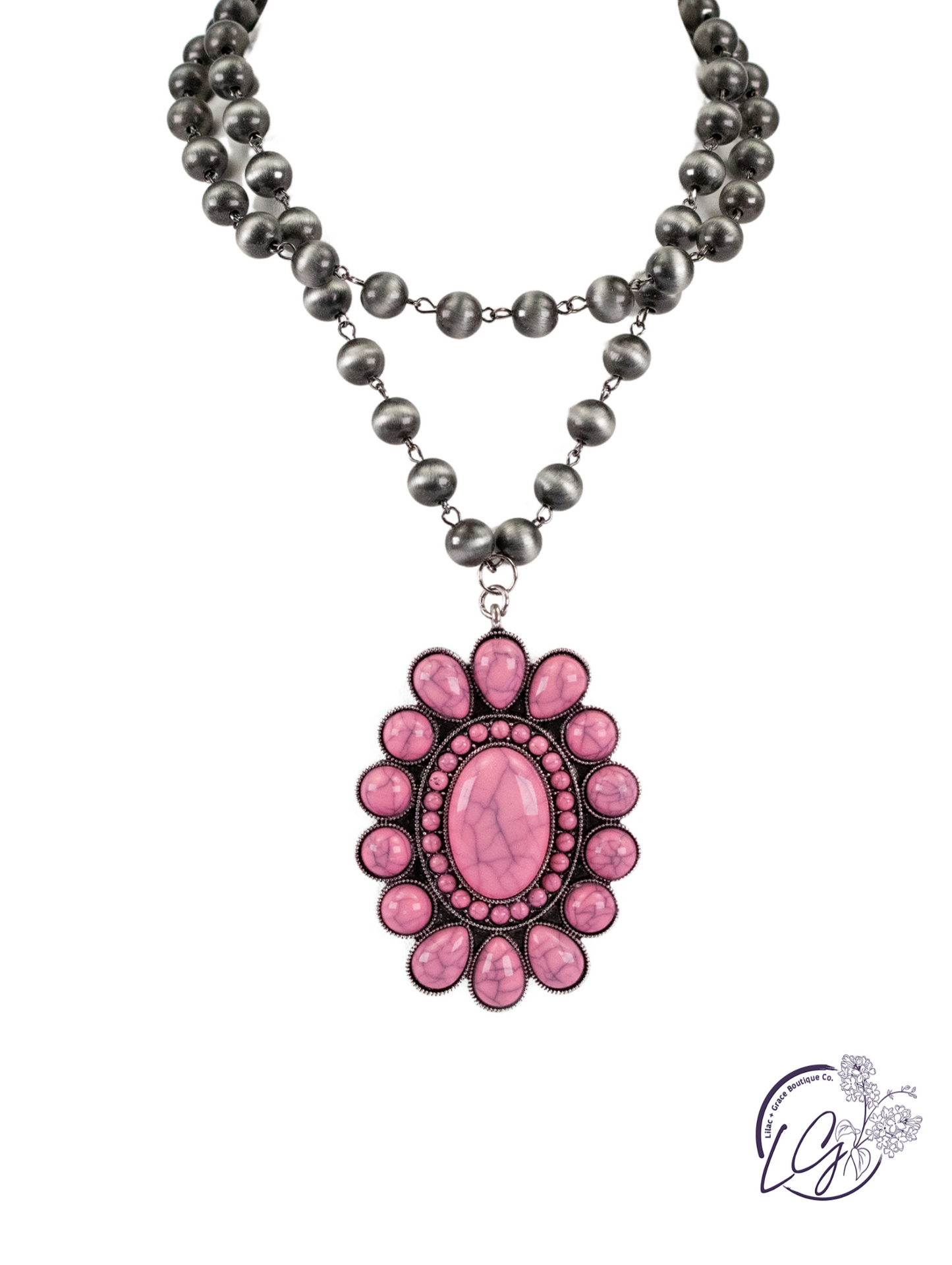 Rodeo Blossom Pendant Necklace