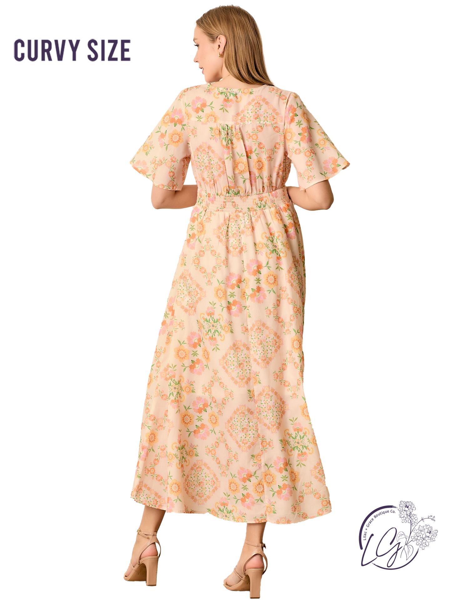 Curvy Green Meets The Sun Dress