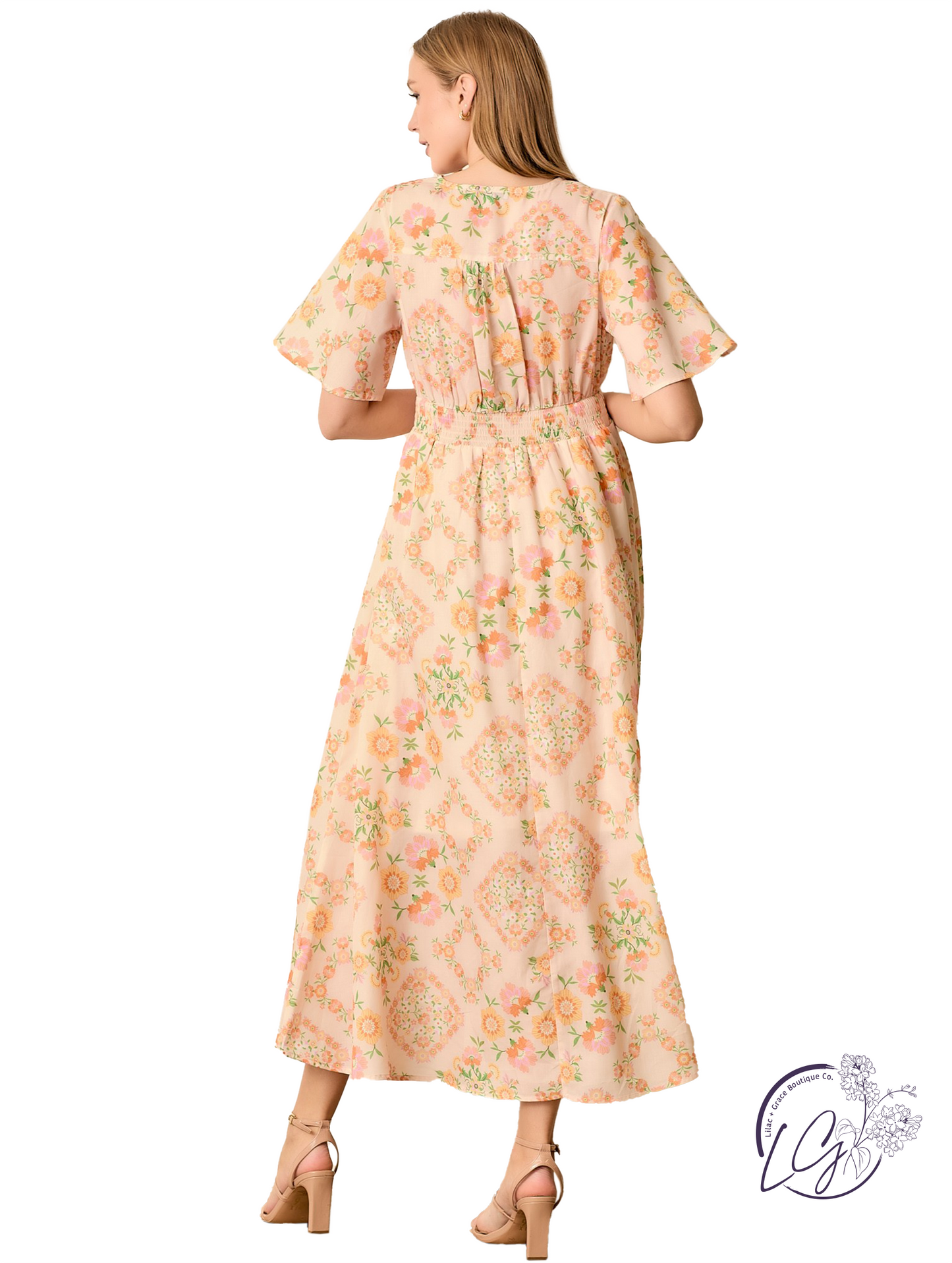 Green Meets The Sun Dress