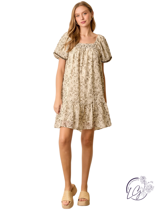 Drape Of Dawn Mini Dress