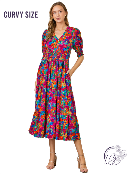 Curvy Overflow With Joy Dress