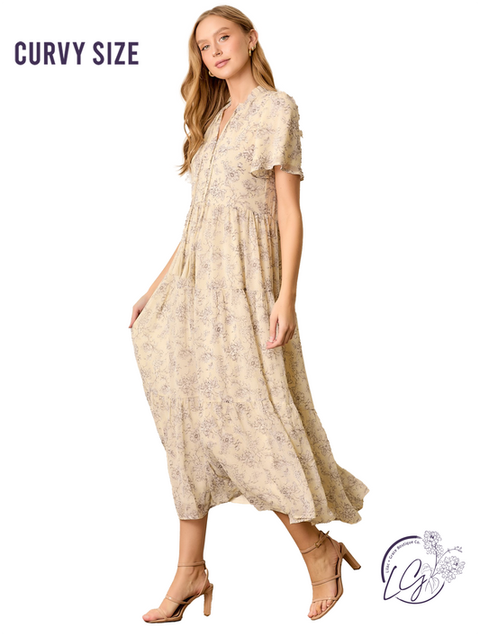 Curvy Awake With The Trees Dress