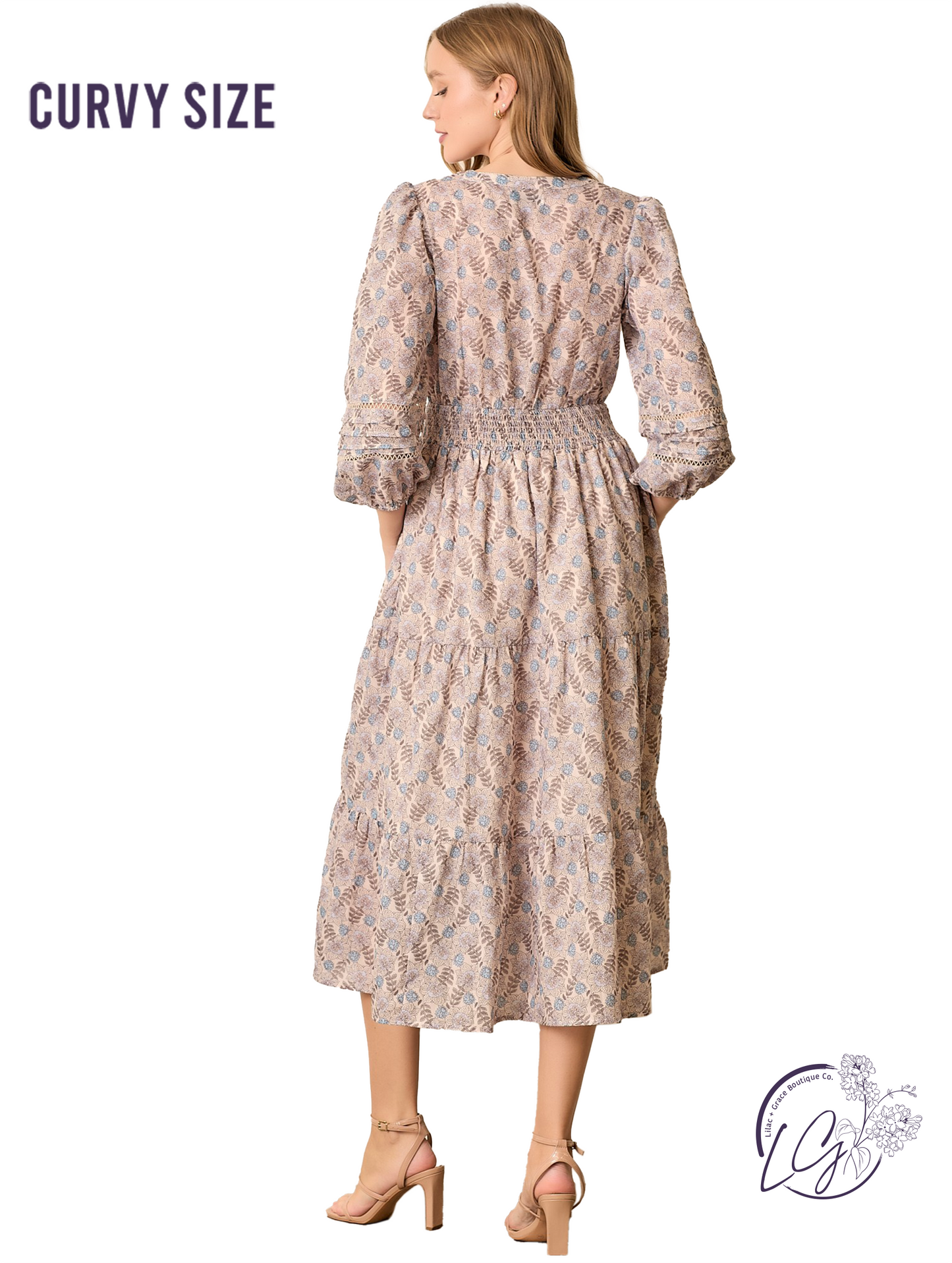 Curvy Glow Paints The Horizon Dress