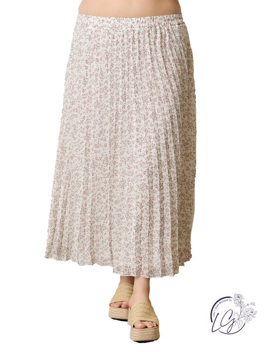 Curvy Gardenwake Maxi Skirt
