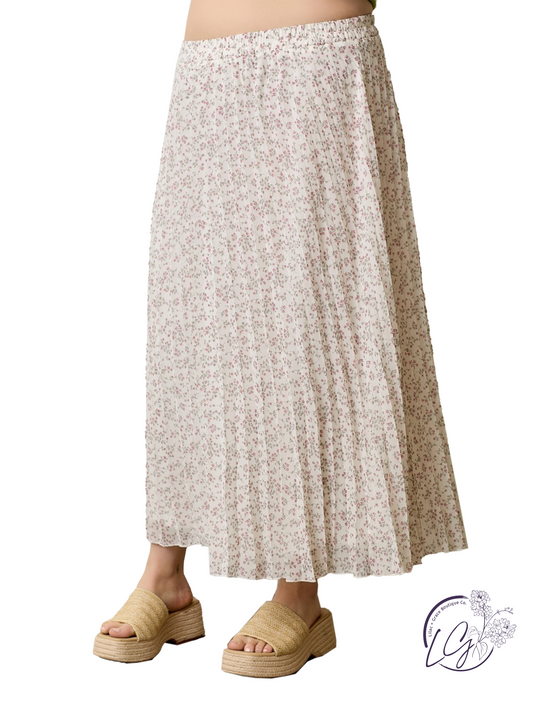 Curvy Gardenwake Maxi Skirt