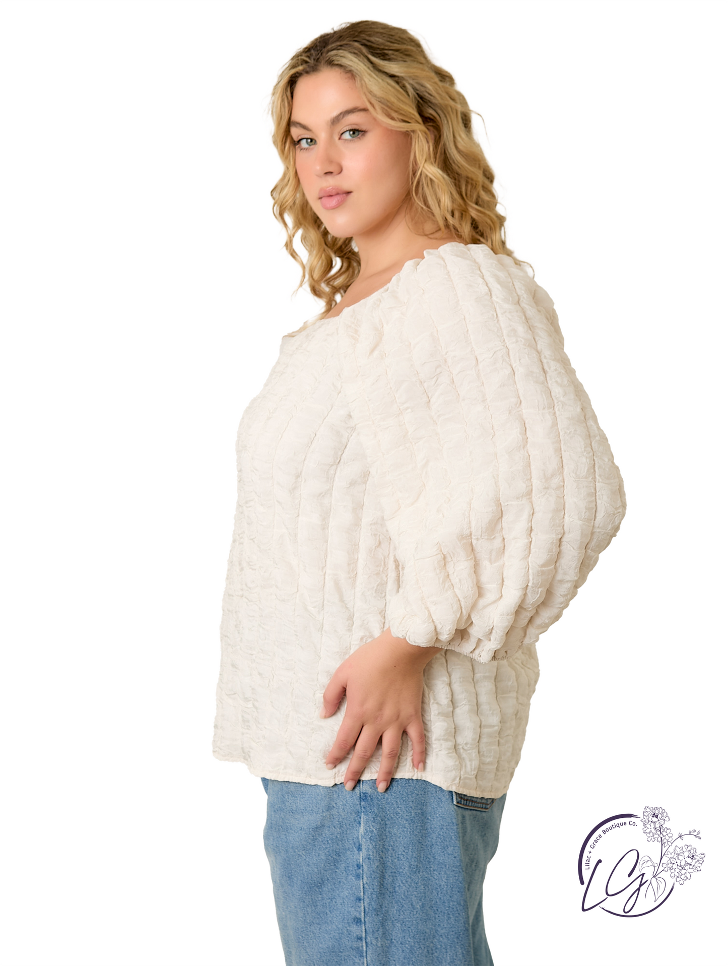 Curvy Brush of Texture Top