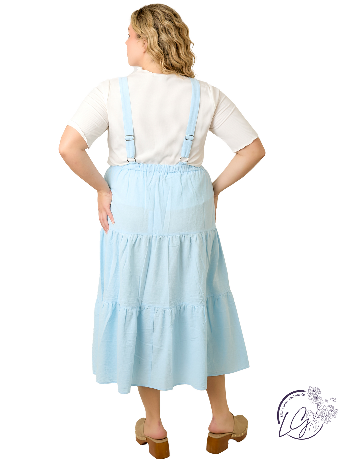 Curvy Sunday Layers Overall Dress