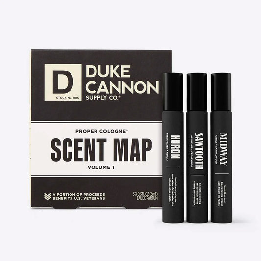 Proper Cologn Scent Map by Duke Cannon
