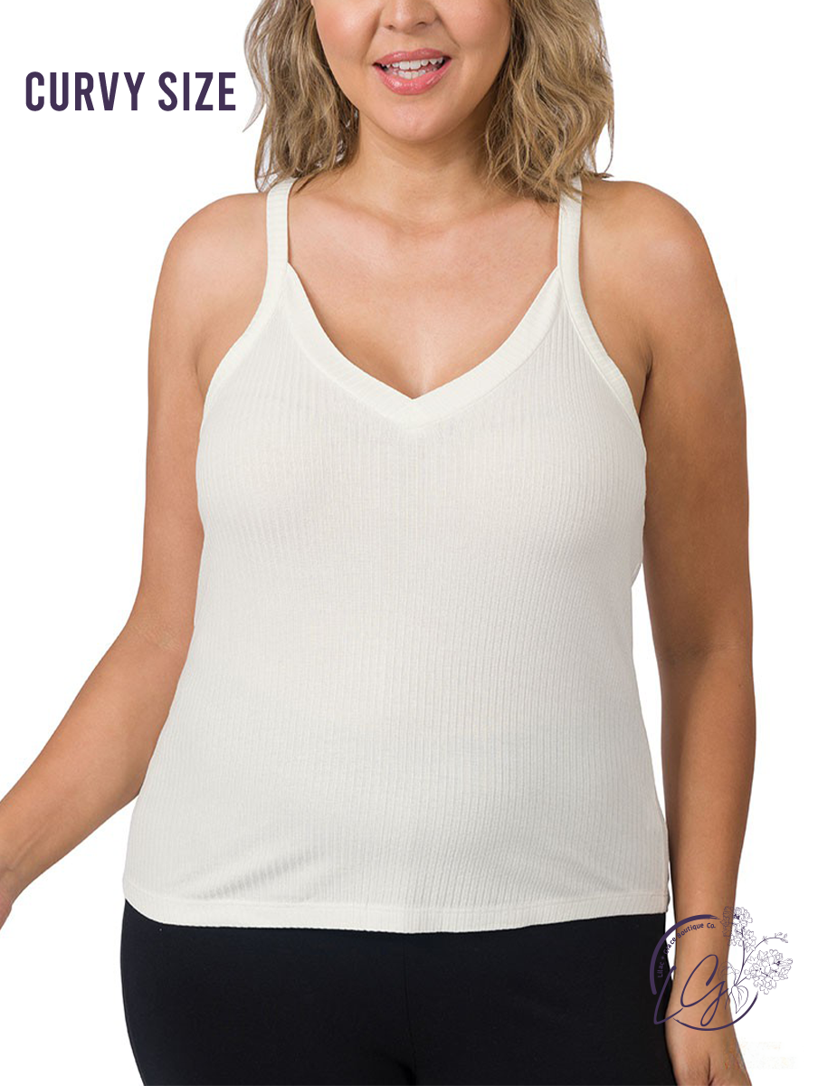 Curvy FitZone Ribbed Top