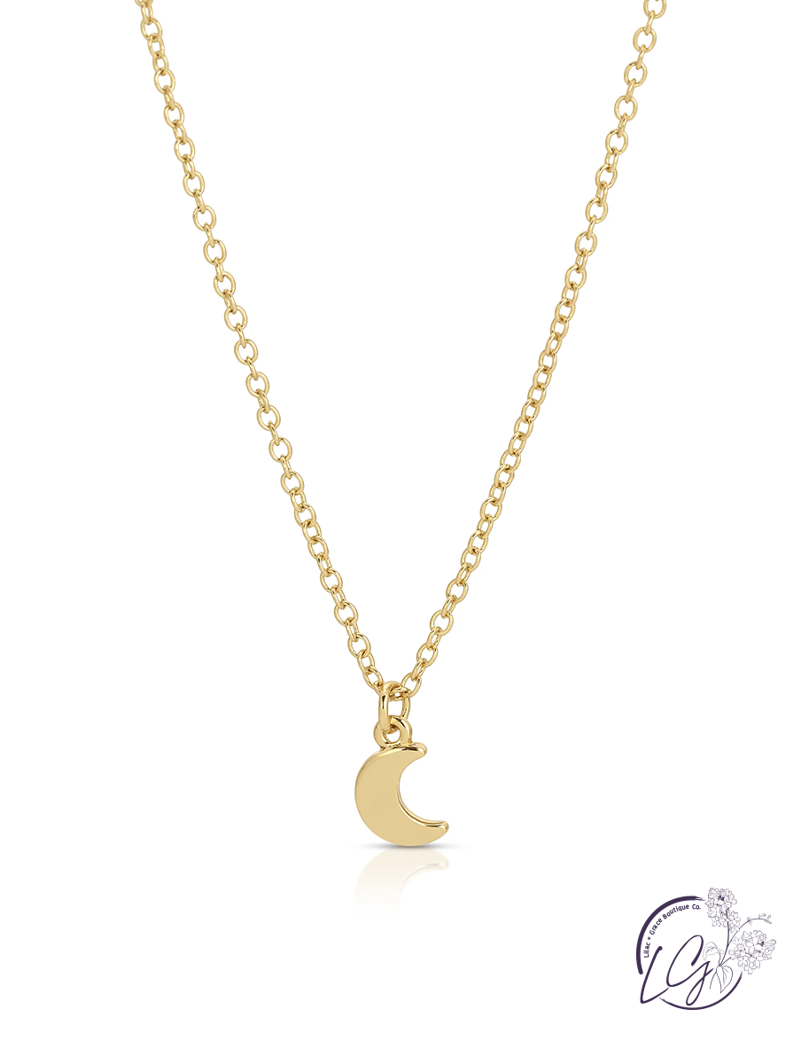Mom-to-Be Over the Moon Necklace