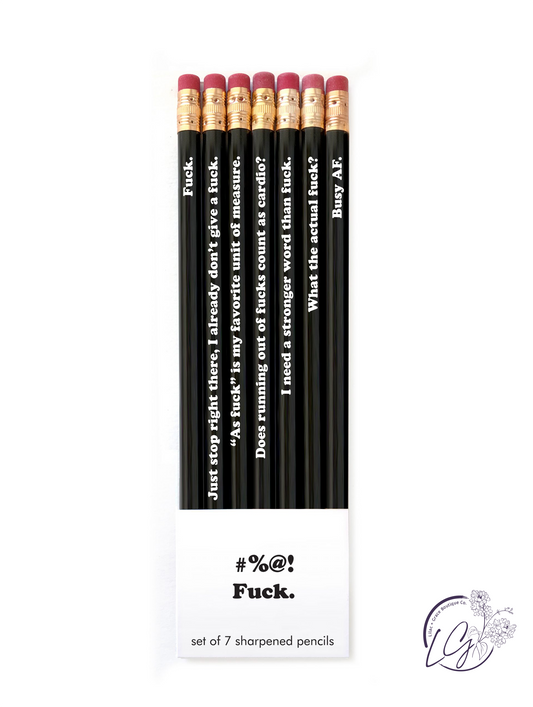 Fuck Pencils Set