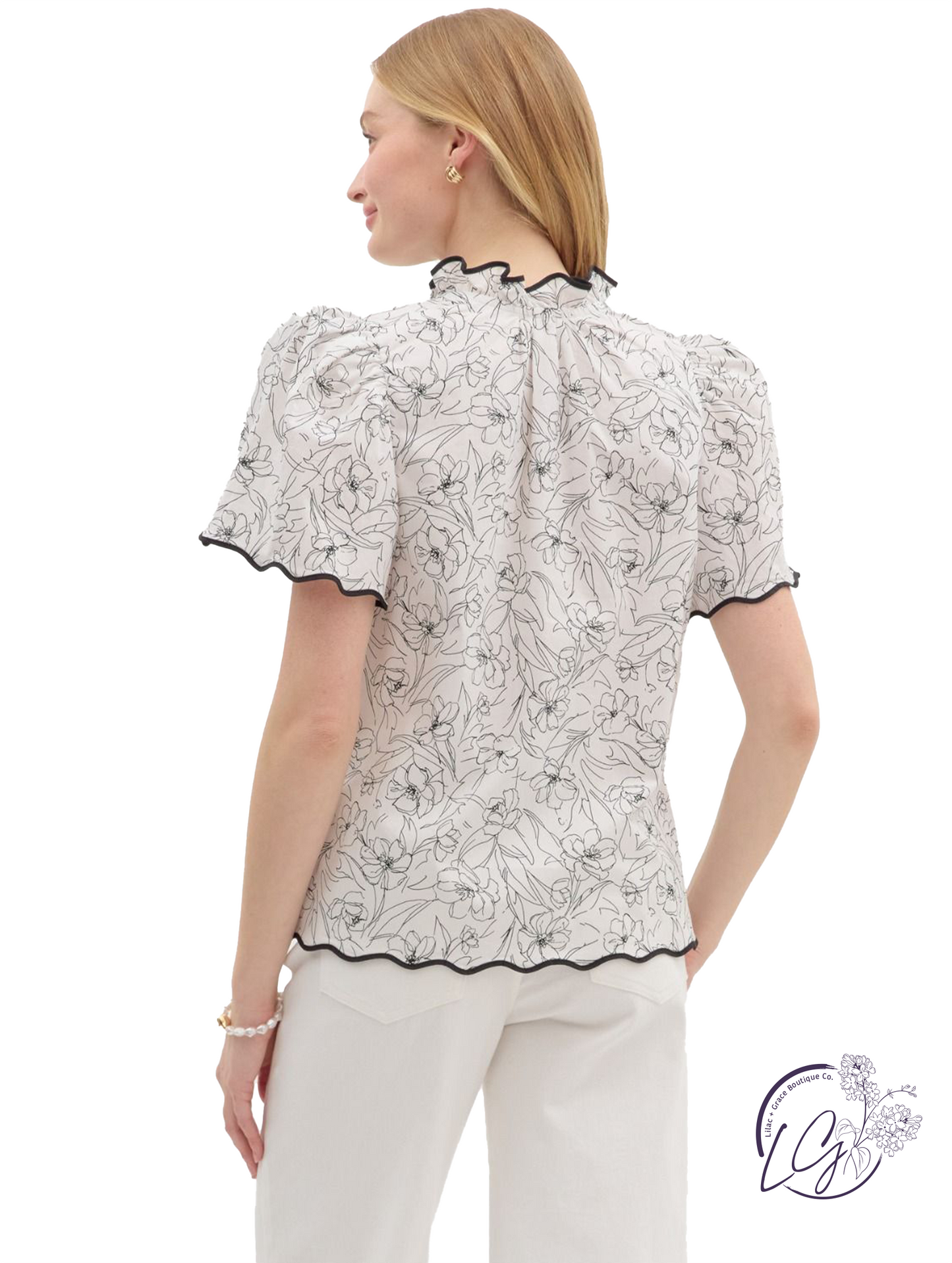 Laced In Air Trim Top