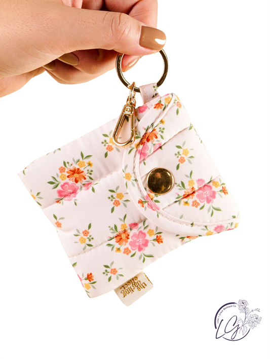 Puffy Earbud Case Keychain