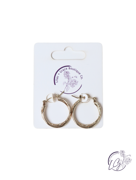 Crossed Hoops Earrings