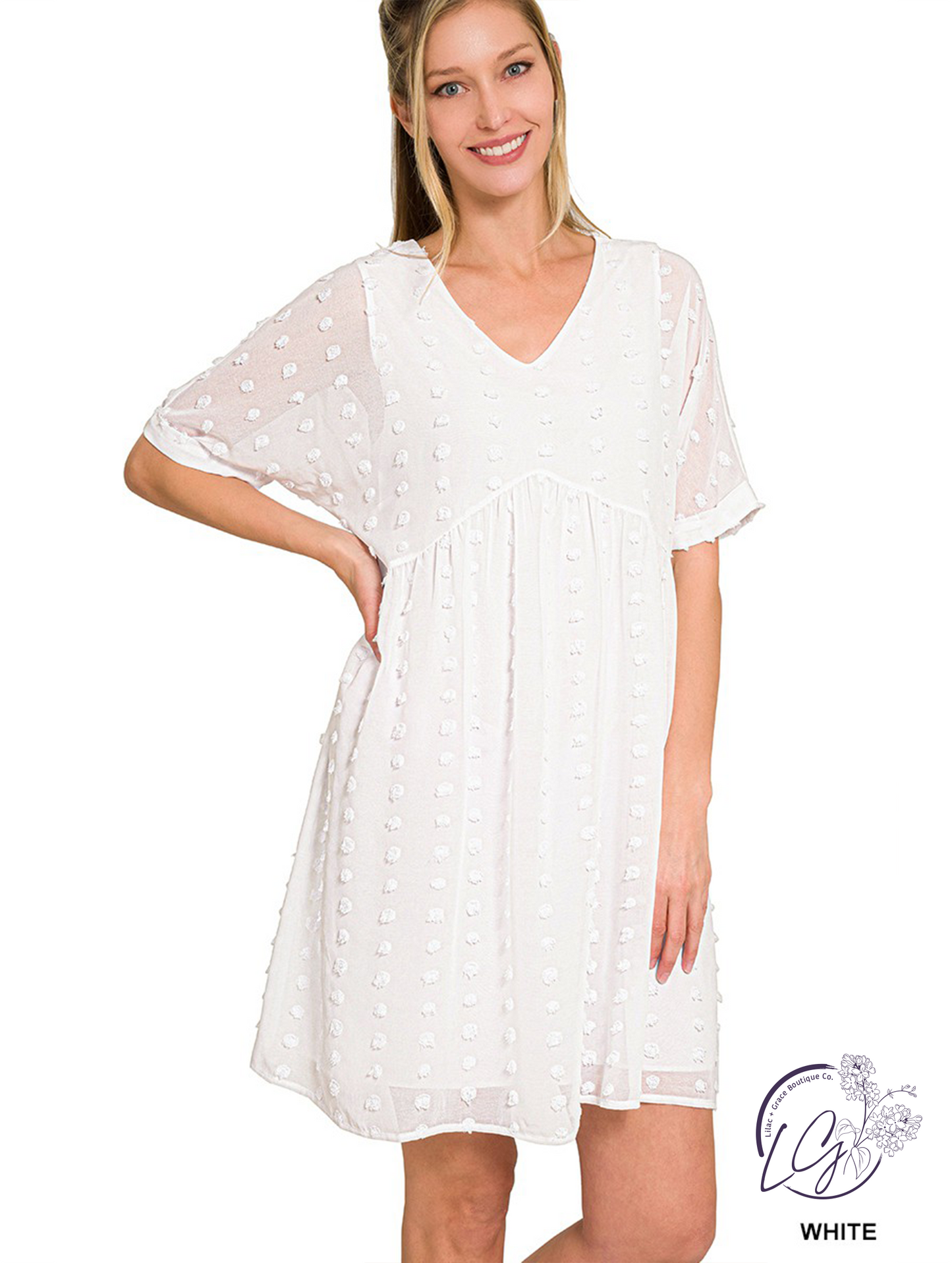 Cloud Kiss Babydoll Dress