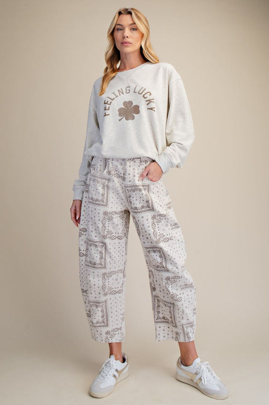 Desert Paisley Barrel Pants