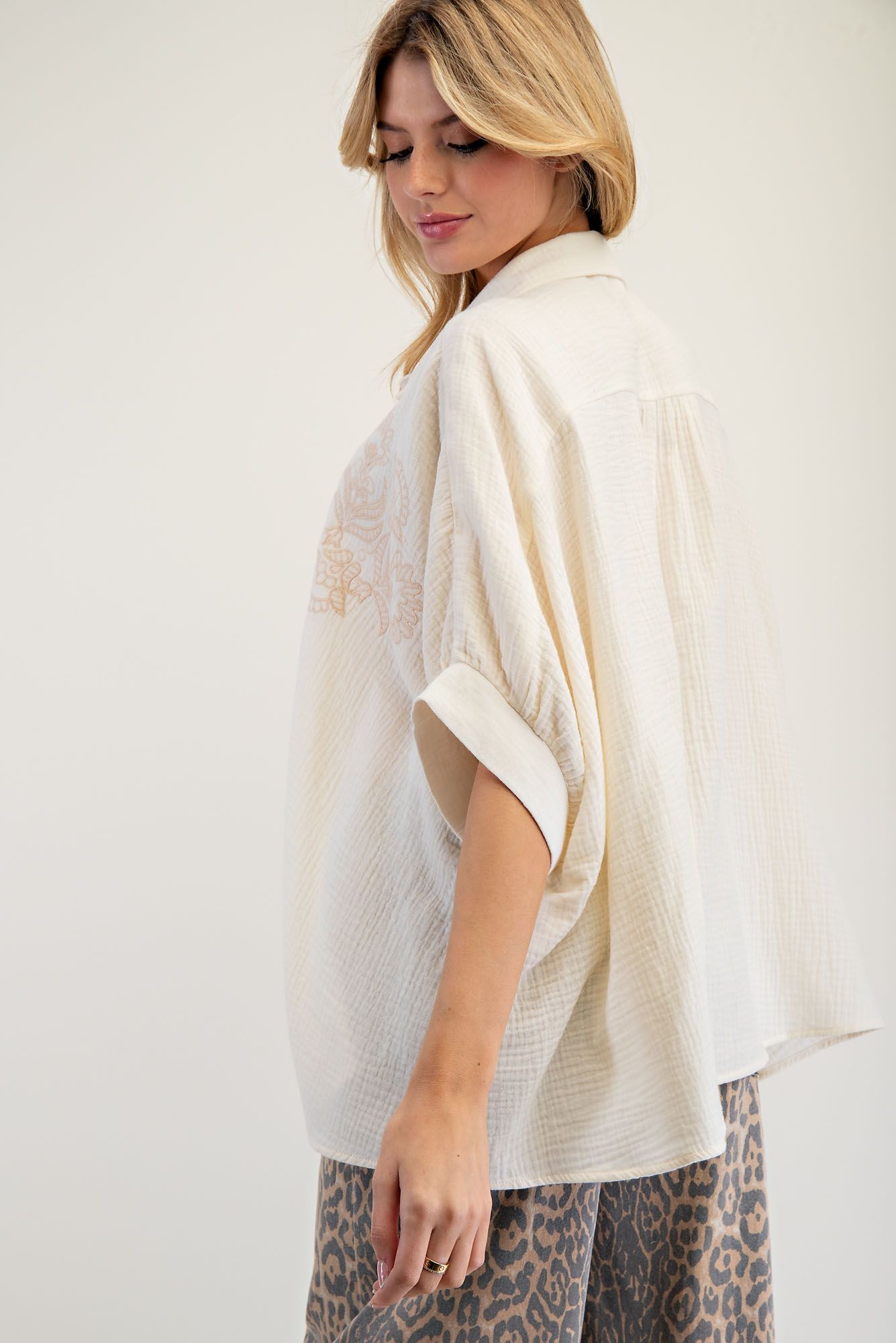 Garden Glow Button-Down