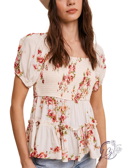 Just In Time Baby doll Top