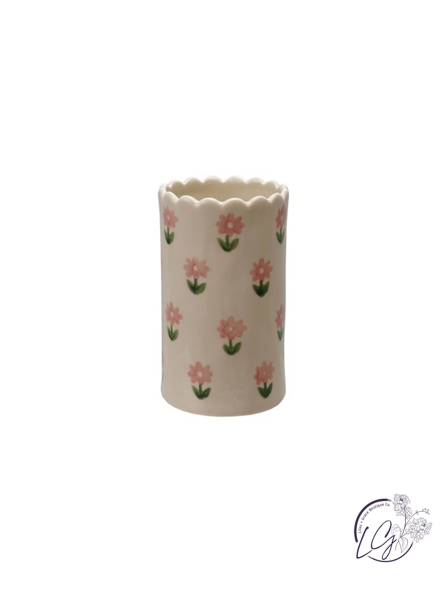 Flower Stoneware Vase