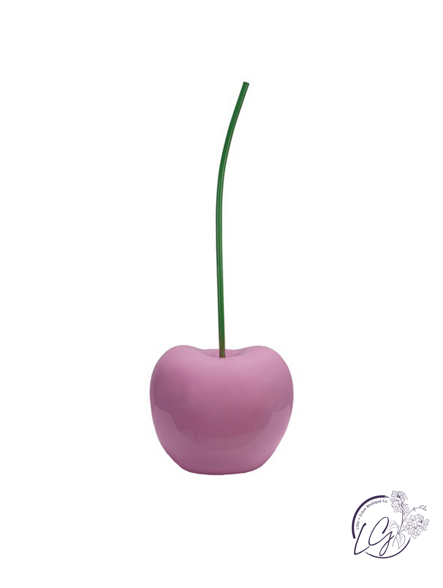 Pink Resin Cherry Decor