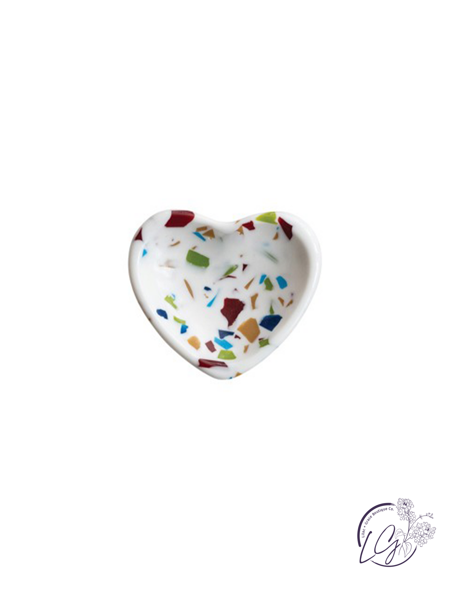 Heart-Shaped Resin Dish