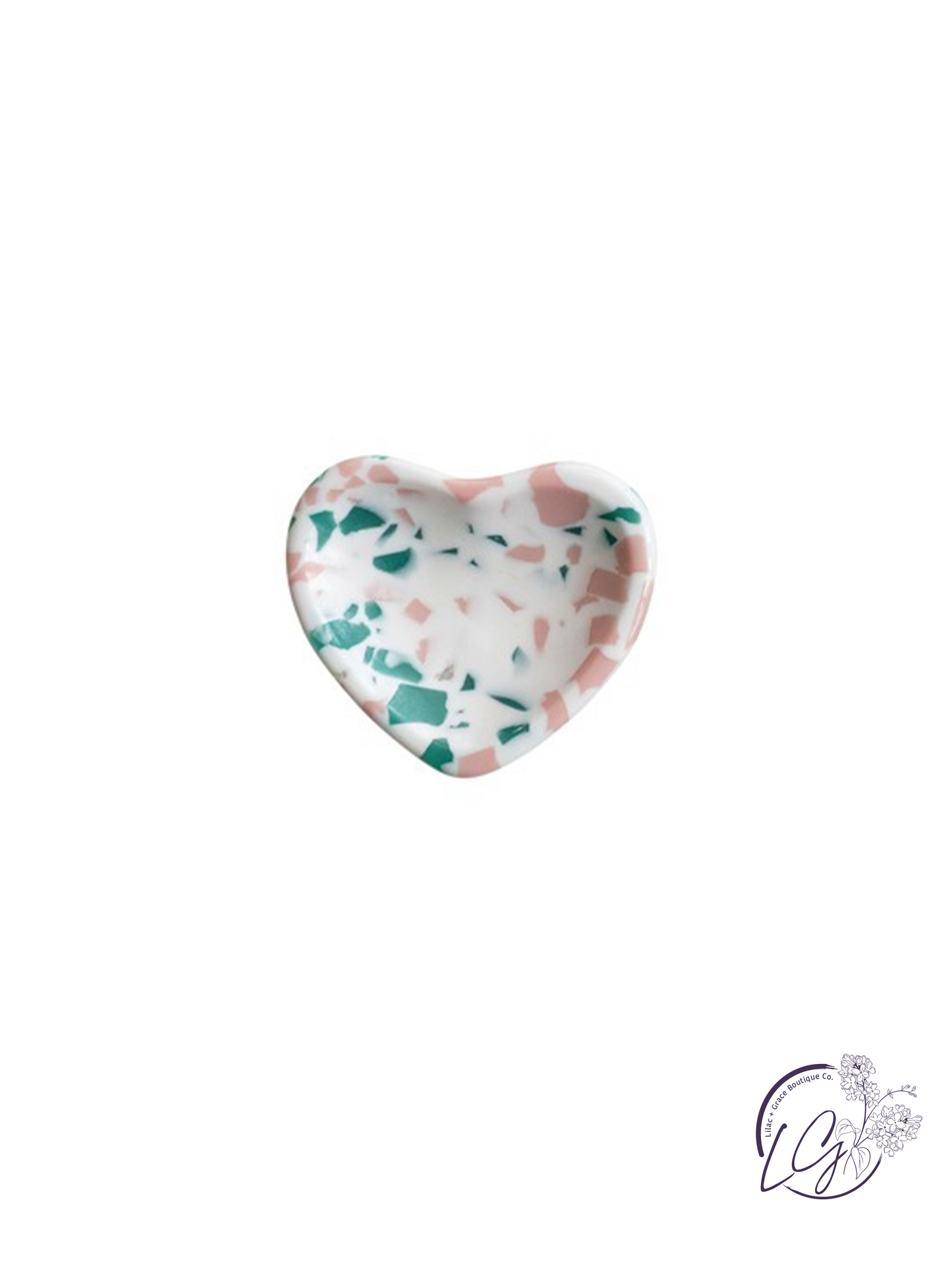 Heart-Shaped Resin Dish