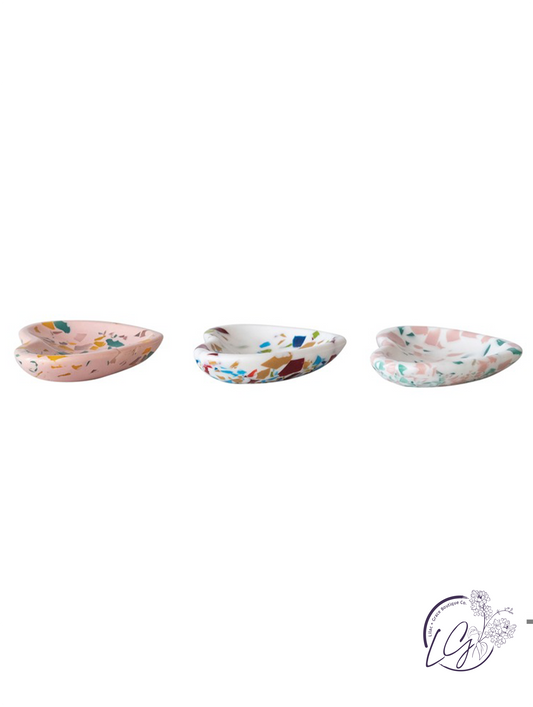 Heart-Shaped Resin Dish