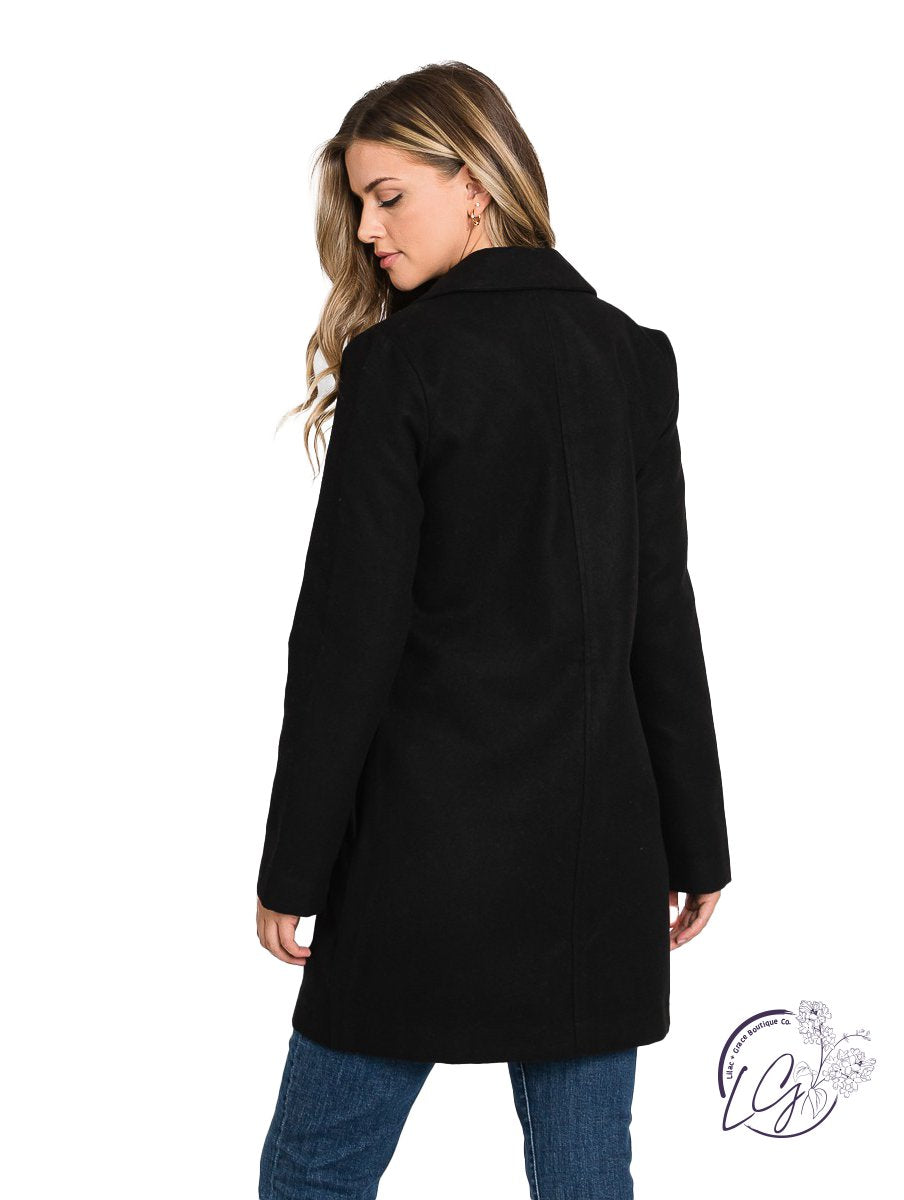 Thinking Twice Waist Tapered Overcoat