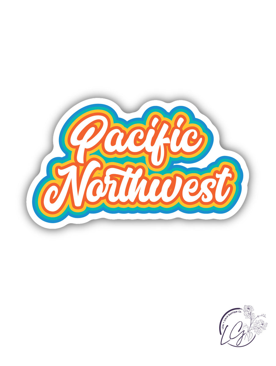 Stickers Northwest Sticker | Oklahoma Rainbow