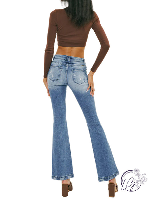 Pixie Low Rise Bootcut Jean by KanCan