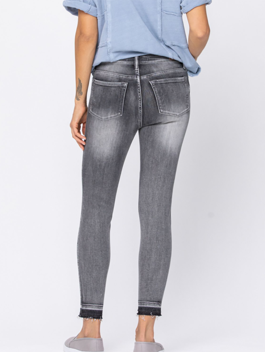 (SALE) Alexis High-Rise Released Hem Skinny By Judy Blue