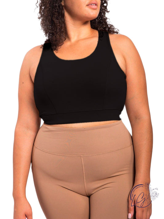 Curvy Track it Racerback Sports Bra