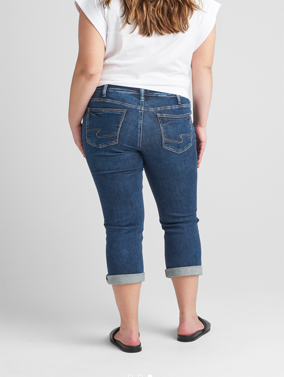 Silver Jeans Co. Suki Mid Rise Capri