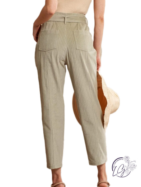Never Go Without Corduroy High-Rise Pants