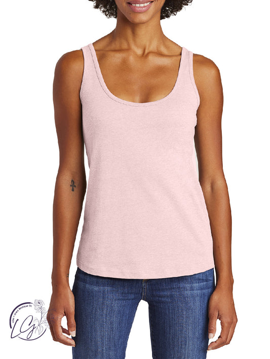 Signature Basic Tank Top in Heather Rose