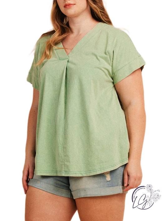 Curvy Windup Short Sleeves T-shirt