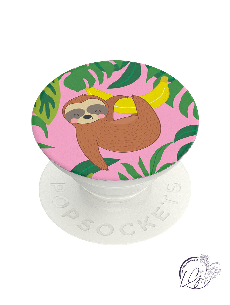 Snackin' Sloth Phone Grip | PopSockets