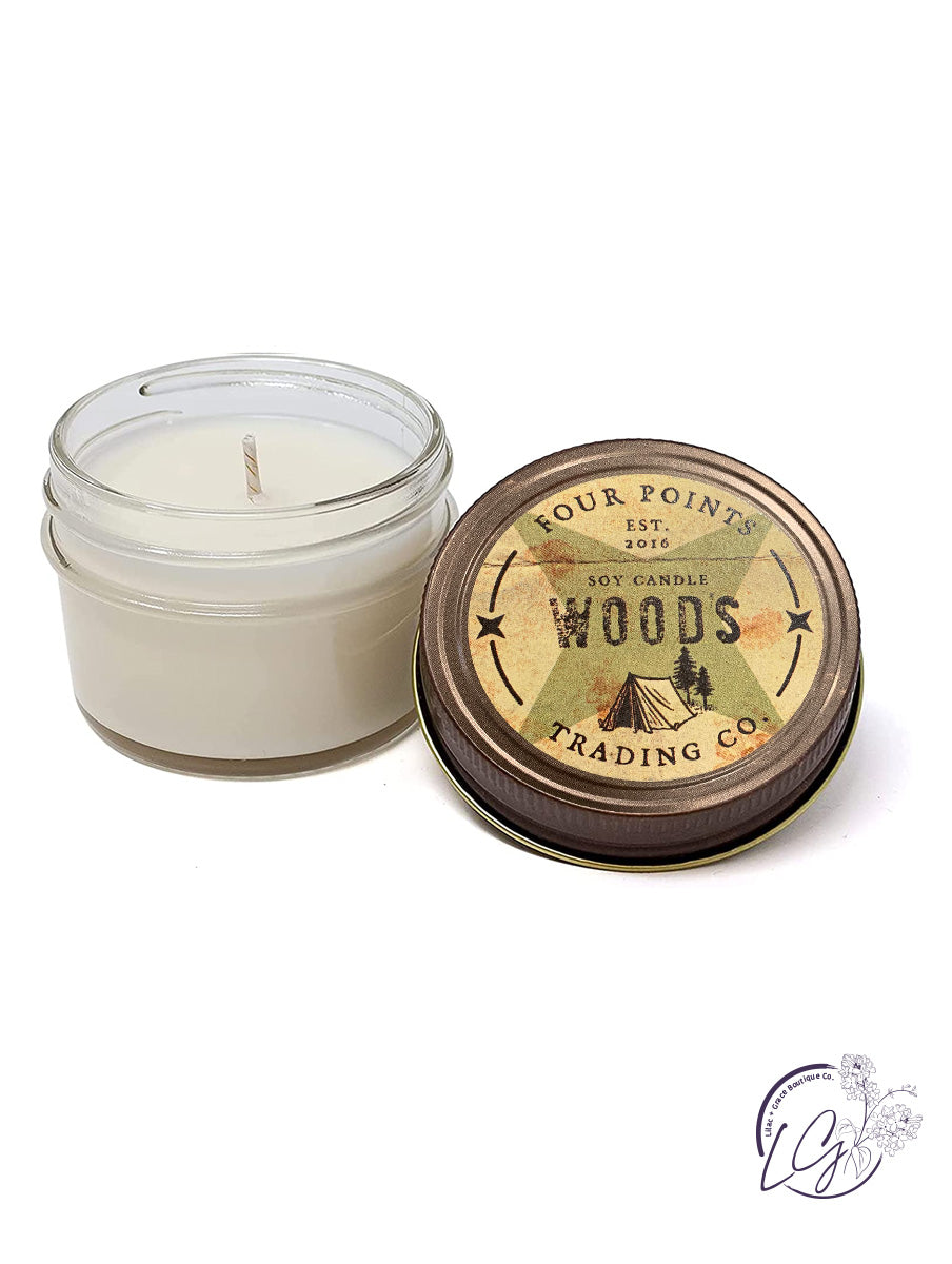 OutDoors Scent Soy Candles in a 4 oz Tin