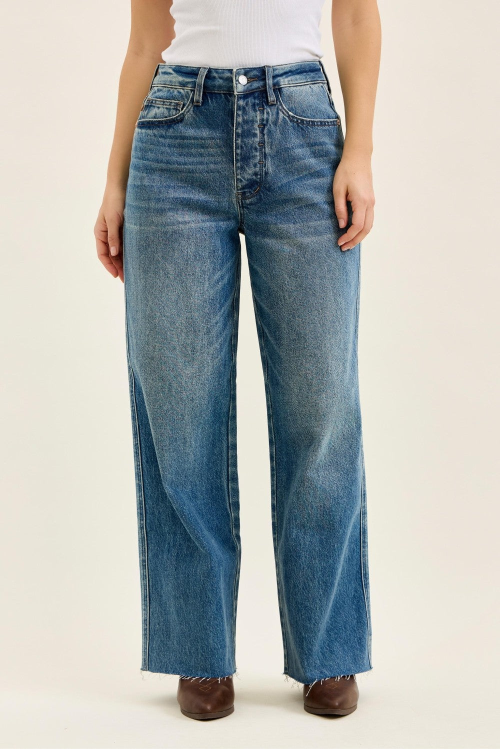 Lyric High Rise Baggy Wide Leg by Judy Blue