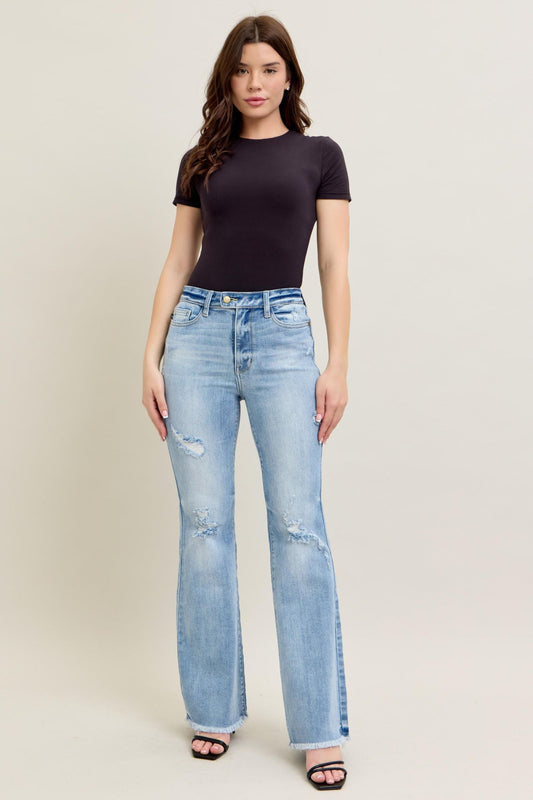 Thalia High Rise Flare Distressed by Judy Blue